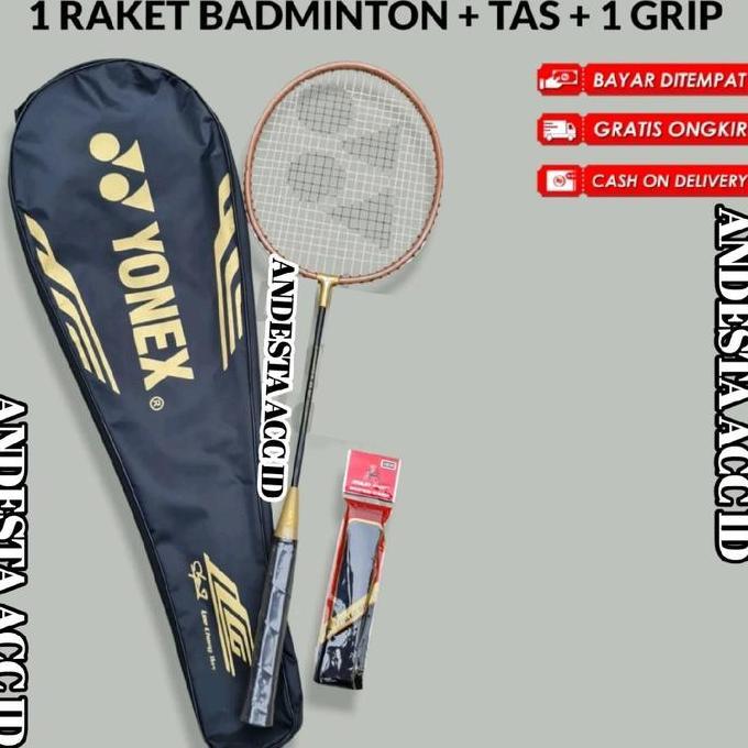 Kokking- Raket Badminton Anak Carbonex 9 Paket Lengkap