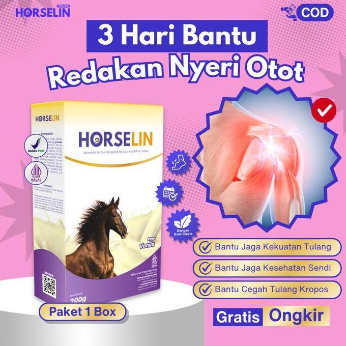 Susu Kuda untuk NYERI OTOT dari HORSELIN Susu Kuda Liar Sumbawa Original Perkuat Otot dan Stamina (2