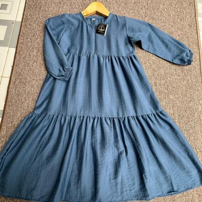 DISKON ELZOYA GAMIS ANAK PEREMPUAN  TERBARU 1 SAMPAI 10 TAHUN  BAJU MUSLIM CANTIK DRESS SYARI KATUN 