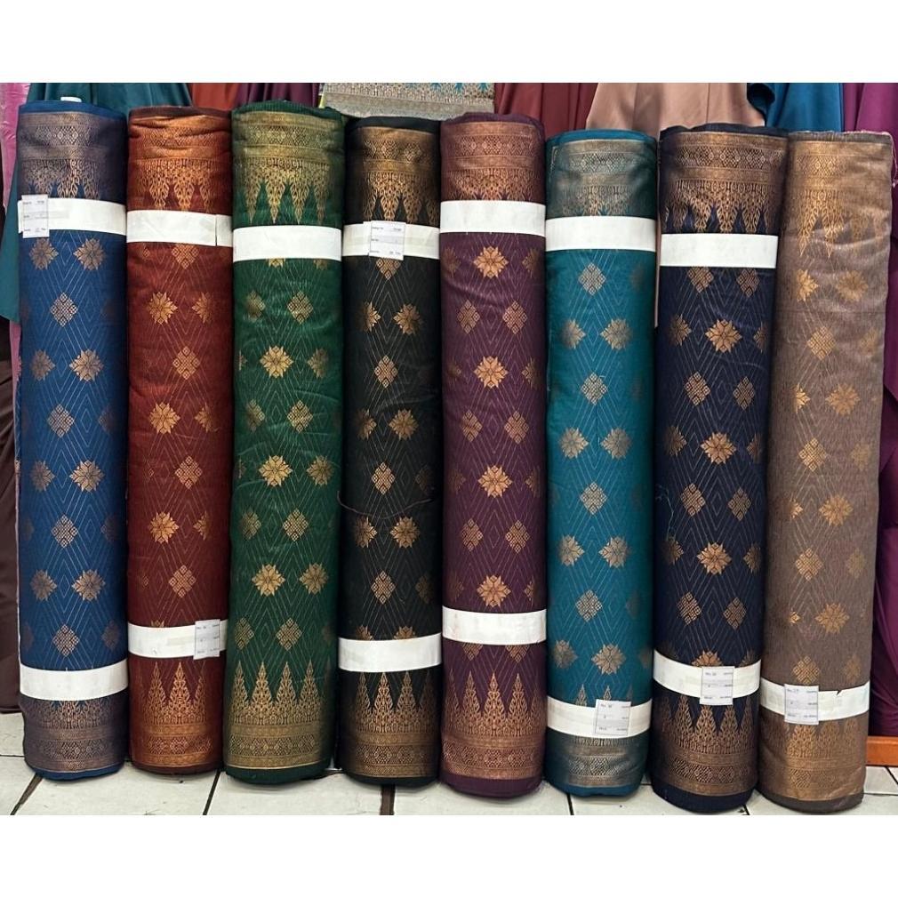 Berkualitas Bahan Songket Melayu / Songket Melayu Riau / Kain Songket Meteran