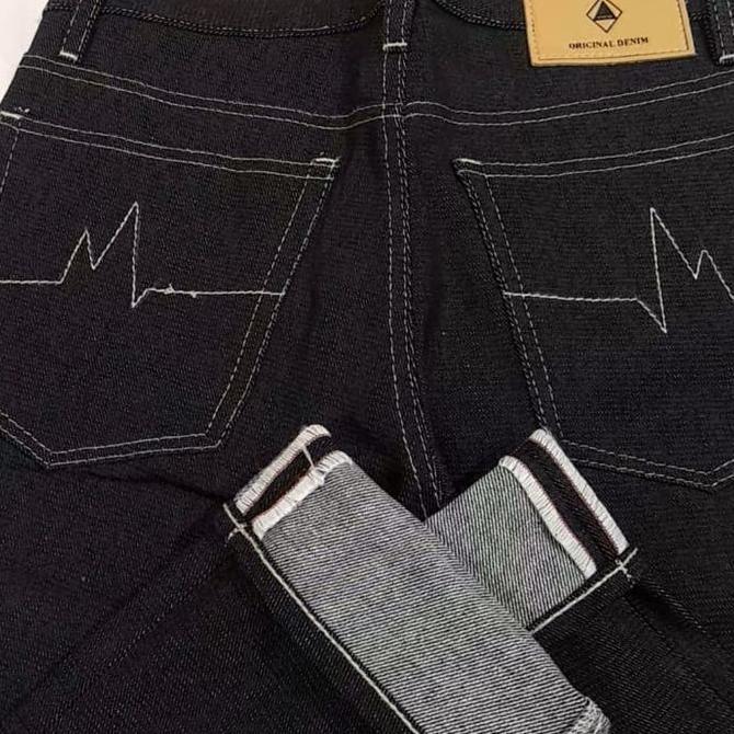 BEST SELLER SELVEDGE CELANA SELVEDGE DENIM CELANA JEANS SELVEGE DARK