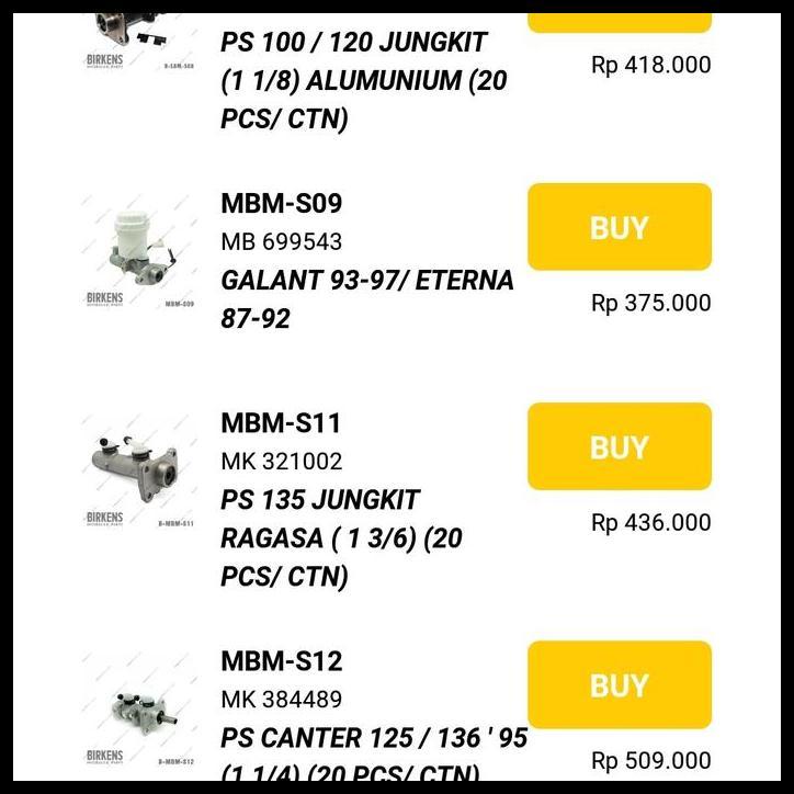 HOT DEAL MASTER REM RUMAH SENTRAL REM CENTRAL BM ASSY GALANT GALLANT HIU