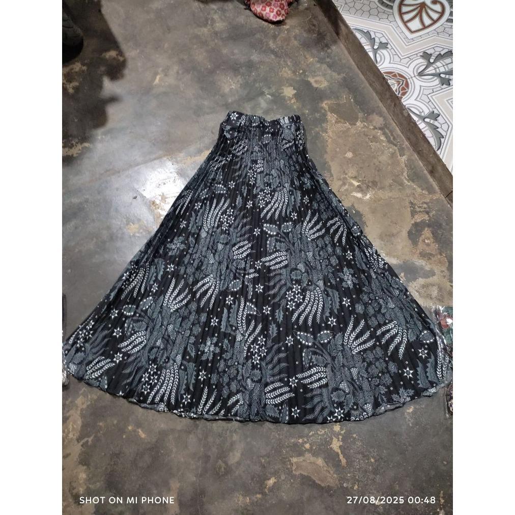 Murah Rok Plisket Premium // Rok Batik Payung Plisket // Rok Batik Jumbo // Rok Plisket Batik Payung