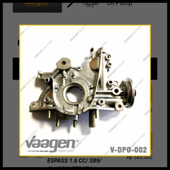 BEST DEAL POMPA OLI TARUNA FEROZA ESPASS CLASSY ZEBRA S89 