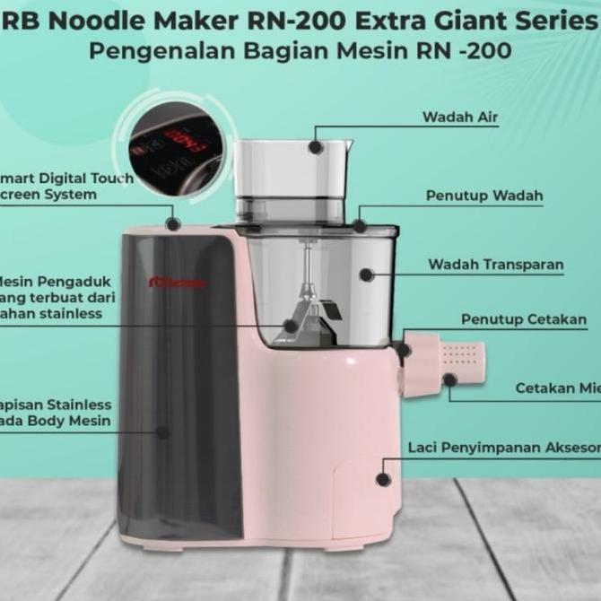 RB Noodle Maker Profesional RN-200 Mesin Pembuat Mie Otomatis Jumbo