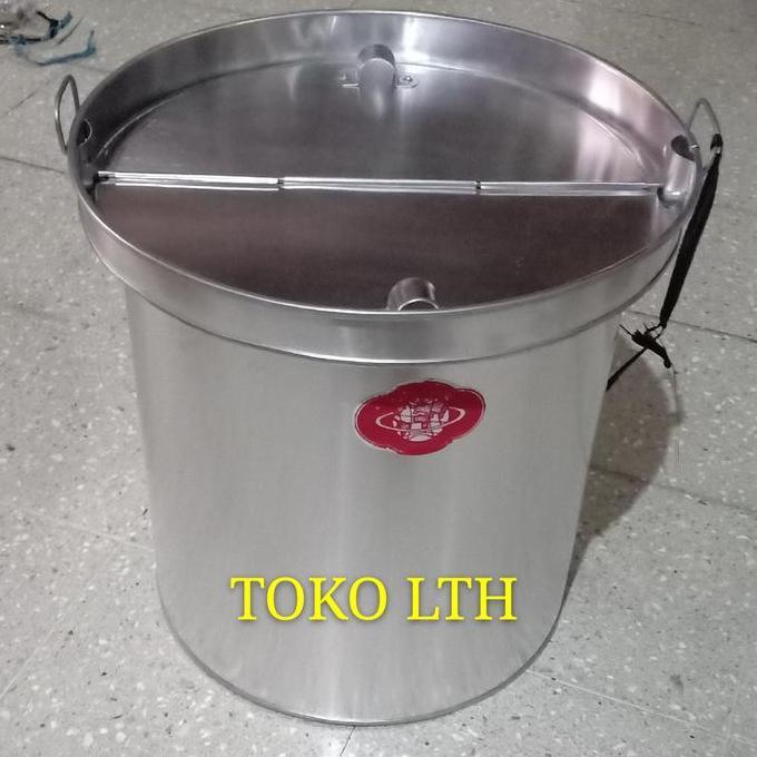 Kualitass- Tong Mie Ayam Baso Sekat Lepas 35 Cm Alumunium / Dandang Buleng Panci