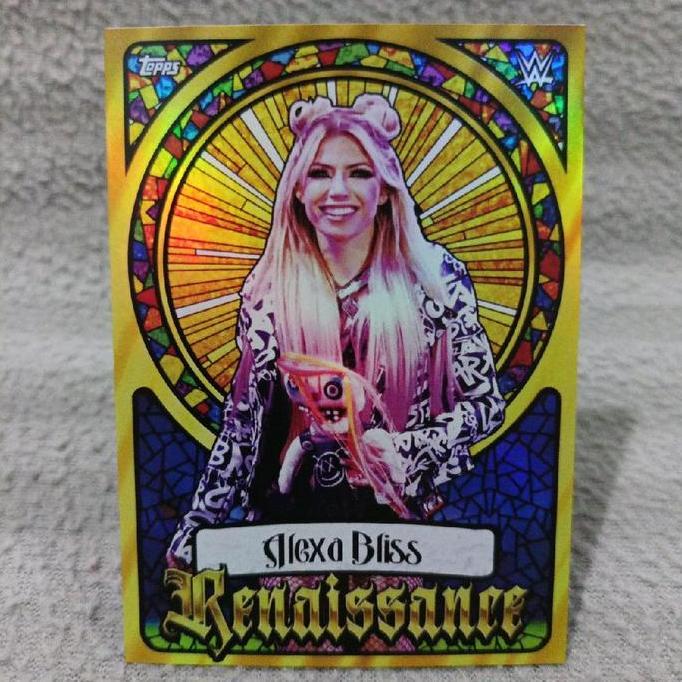 Ready Kartu WWE renaissance alexa bliss holo (custom card)
