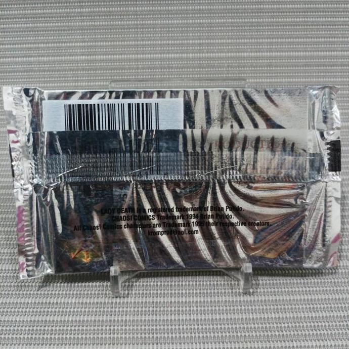 Ready Lady death series II chromium trading card sealed pack