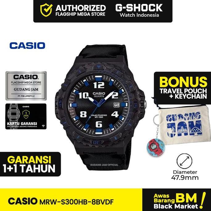 Casio General MRW-S300HB-8BVDF | Jam Tangan Pria Cowok | | Anti Air | Orinal | Casio Watches | MRW-S