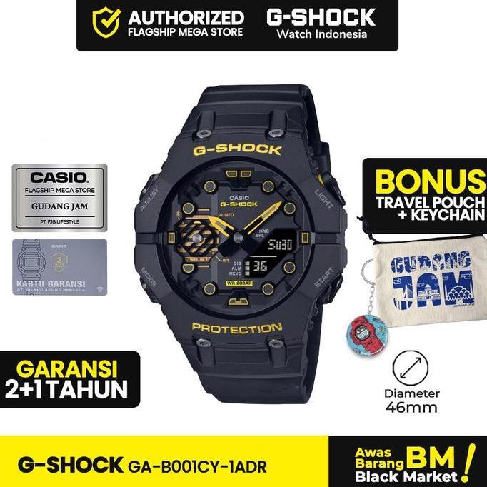 G-Shock GShock GA-B001CY-1ADR GA-B001CY-1 GA-B001 GAB001 GAB001CY1ADR Hitam
