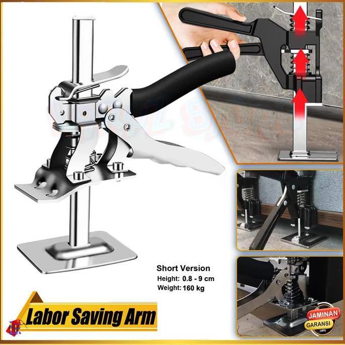 Dongkrak Perabotan Mebel Lemari Alat Bantu Angkat Ungkit Barang Pintu Ubin 160 Kg Tile Labor Saving 