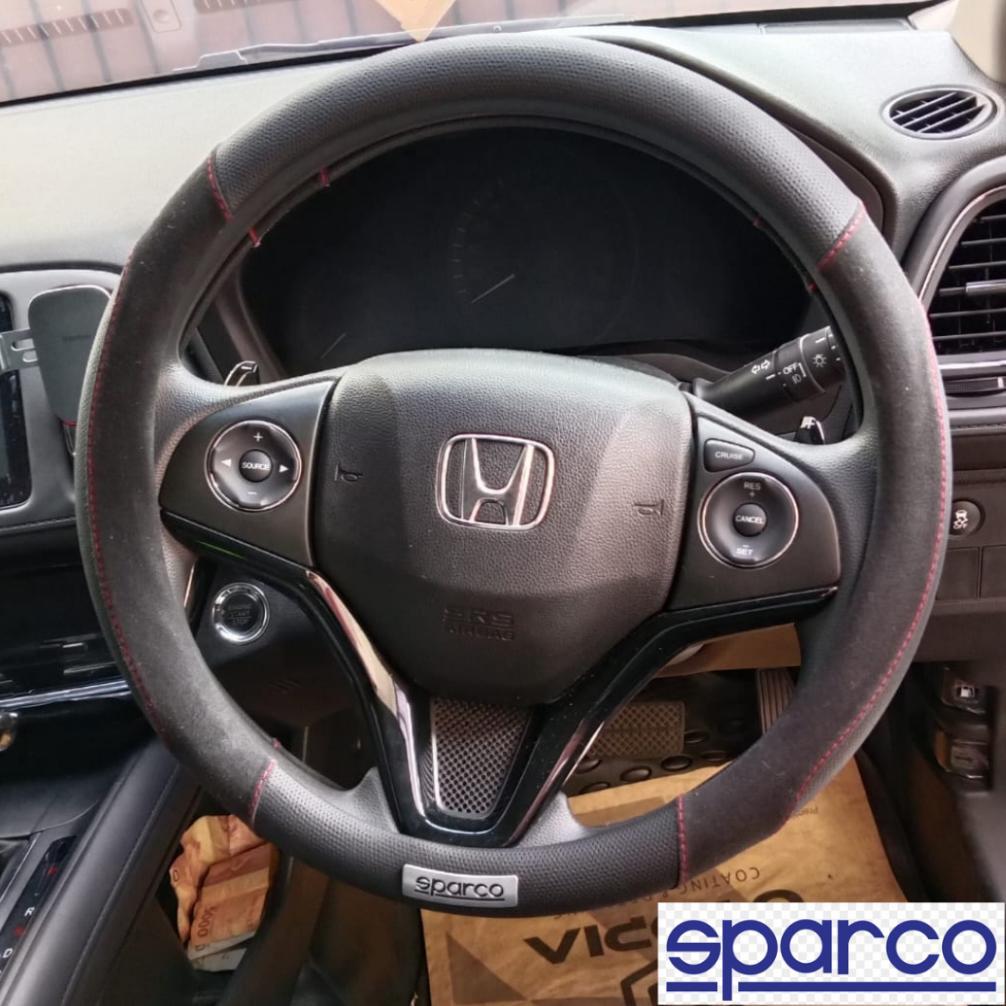 Sparco Sarung Stir Cover Stir Sparco Corsa SPC 1112 BK Original Premium