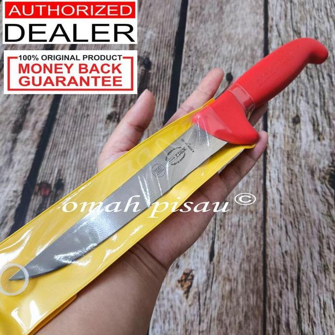 Pisau Boning and sticking knife f.dick 18 cm 8.2006.18-03 Red original Germany
