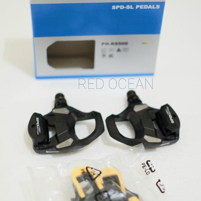 PROMO PEDAL SHIMANO RS500 NEW black PENGGANTI R540