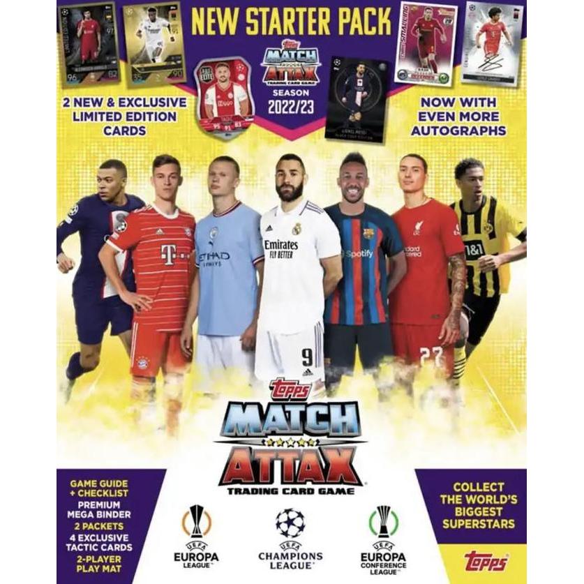 MATCH ATTAX UEFA Champions League 2022/2023 Edition Starter Pack