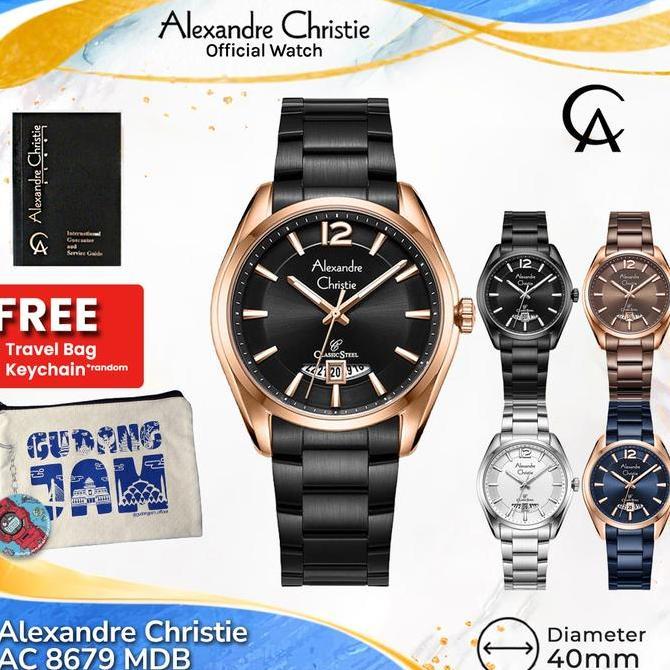 Alexandre Christie Pria AC 8679 MDB AC 8679 MD AC8679MDB AC 8679 Stainless Steel