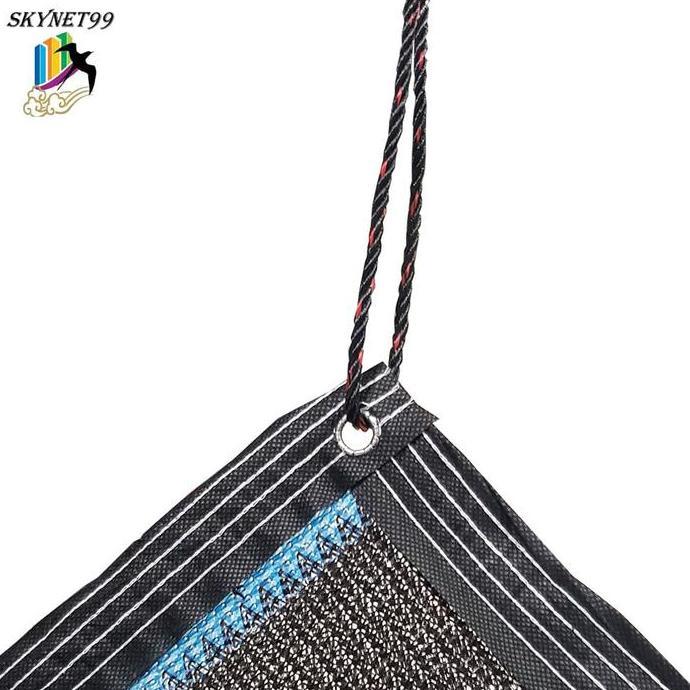 TALI TAMBANG PLASTIK HITAM BINTIK UK 4MM (1 ROLL )