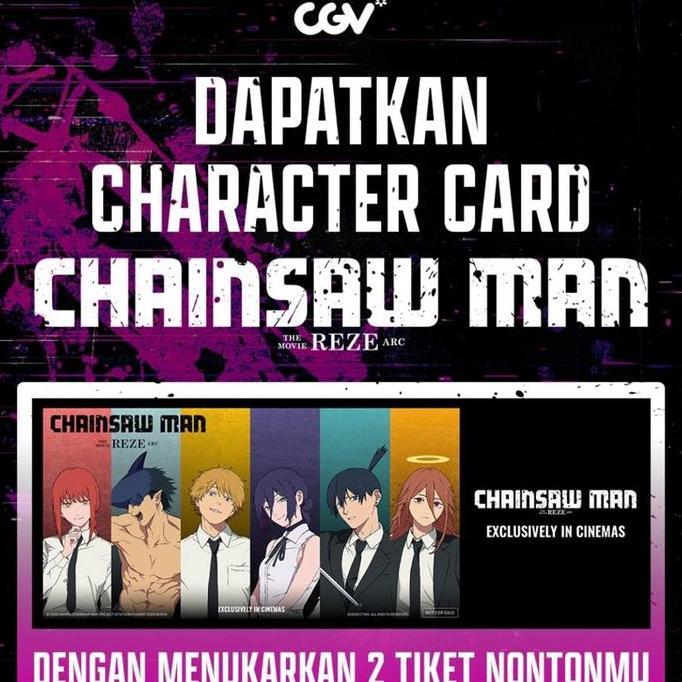 Official Chainsaw Man Character Card, CGV