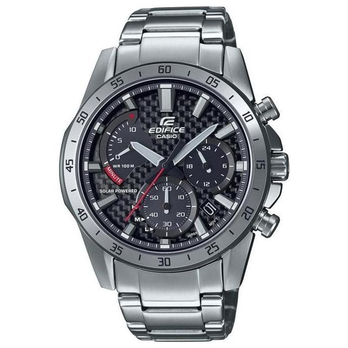 Casio EDIFICE EQS-930D-1AVUDF Jam Tangan Pria Solar Stainless