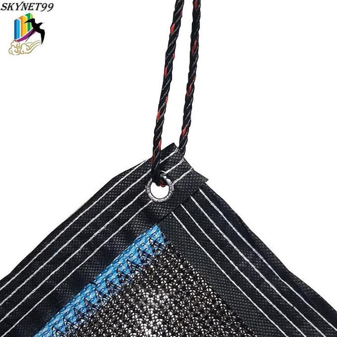 TALI TAMBANG PLASTIK HITAM BINTIK UK 5MM (1 ROLL )