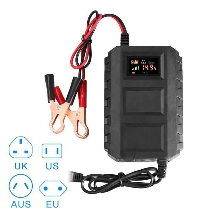 Charger Aki 10Amper / Cas Aki Motor Mobil / Charger Accu Otomatis Original Dan Terpercaya