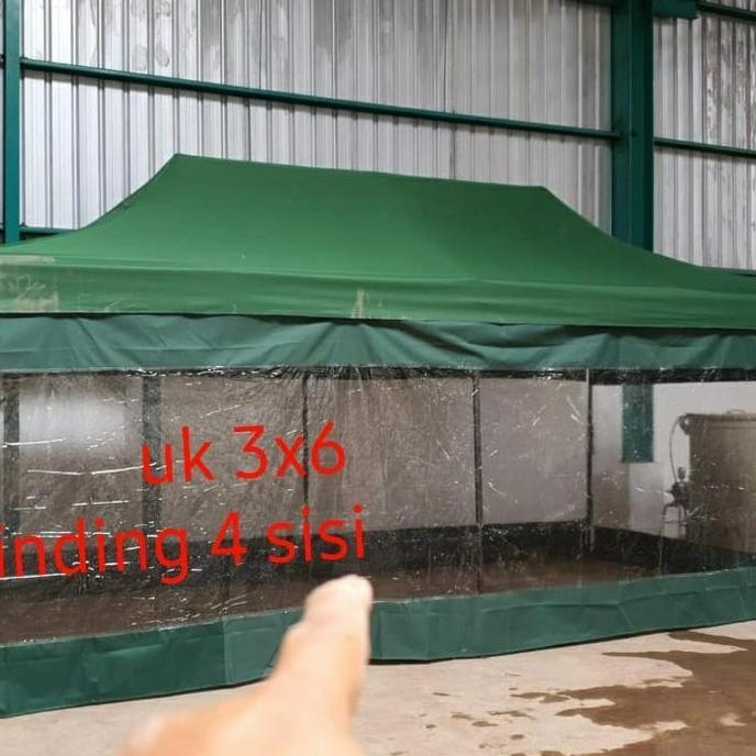 Tenda Lipat Matic Uk 3X6 Dinding 4Sisi