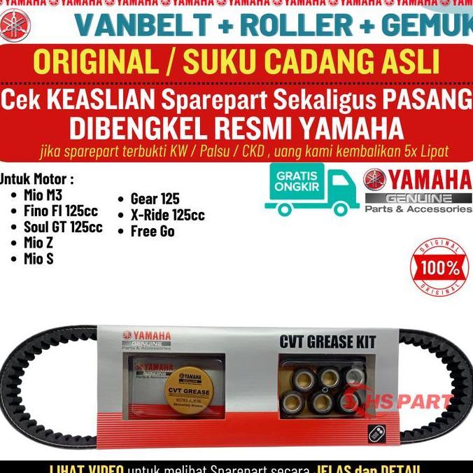Vanbelt Mio M3 125 Original , Vanbelt Fino 125 Original , Vanbelt Mio Soul Gt 125 Original , Vanbelt
