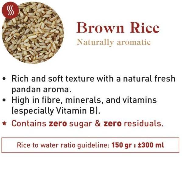 [1 kg] BERAS COKELAT BALI ORGANIK - KAZE RICE