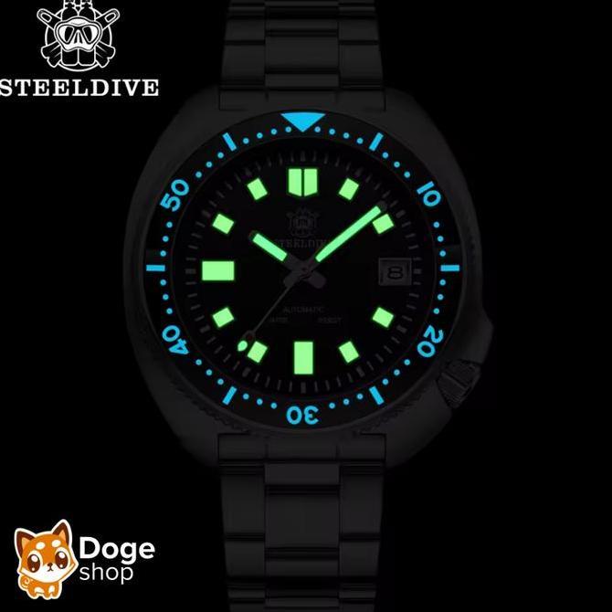 NEW STEELDIVE SD1970 Automatic Dive Watch Japan NH35 Movement Sea Turtle Homage