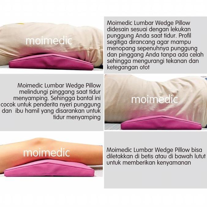 NEW BANTAL TERAPI TULANG BELAKANG LUMBAR / MOIMEDIC LUMBAR PILLOW BEST