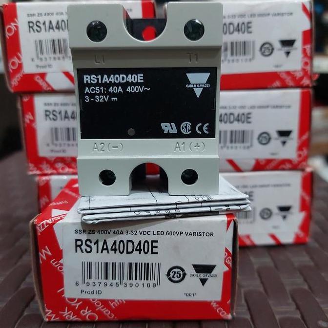 Spesial Ssr Carlo Gavazzi Rs1A40D40E 40A Solit State Relay