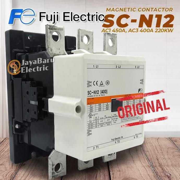 Terjangkau Fuji Kontaktor / Contactor Sc-N12 Scn12 110V 220V 380V Ac Coil