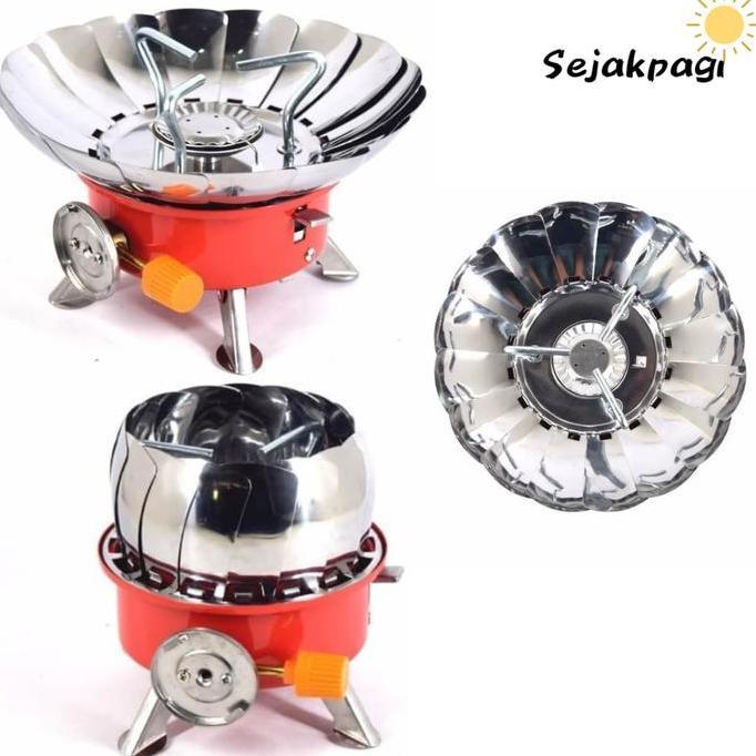 Kompor Camping Lipat Portable Kompor Hiking Alat Masak Kompor Kecil