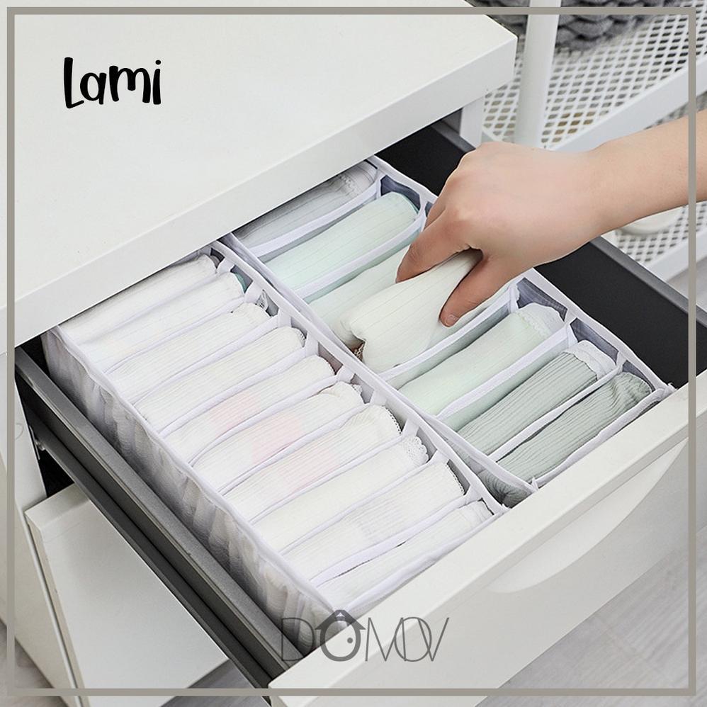 Domov Lami Organizer Pakaian Dalam Pria & Wanita Penyekat Skat Bh Celana Dalam Sekat Laci Kaos Kaki 