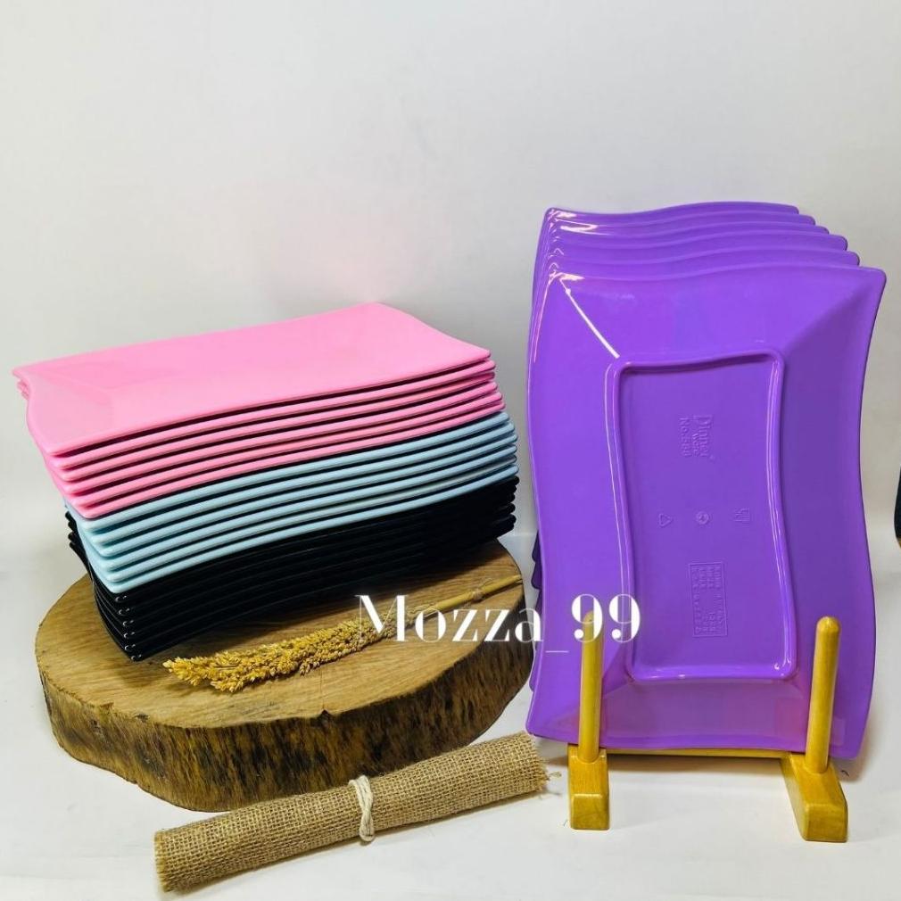 Mozza.kitchen_99_PIRING SAJI KUE BASAH MELAMIN / PIRING SAJI UNIK SEMI MELAMIN TEBAL HIGH QUALITY / 
