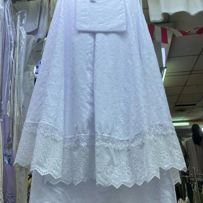 Mukena  bahan katun paris