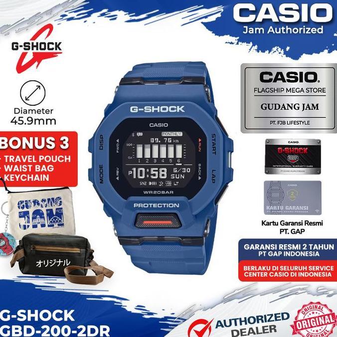 G-Shock GBD-200-2DR GBD-200 GBD200 Garansi Resmi 2 Tahun