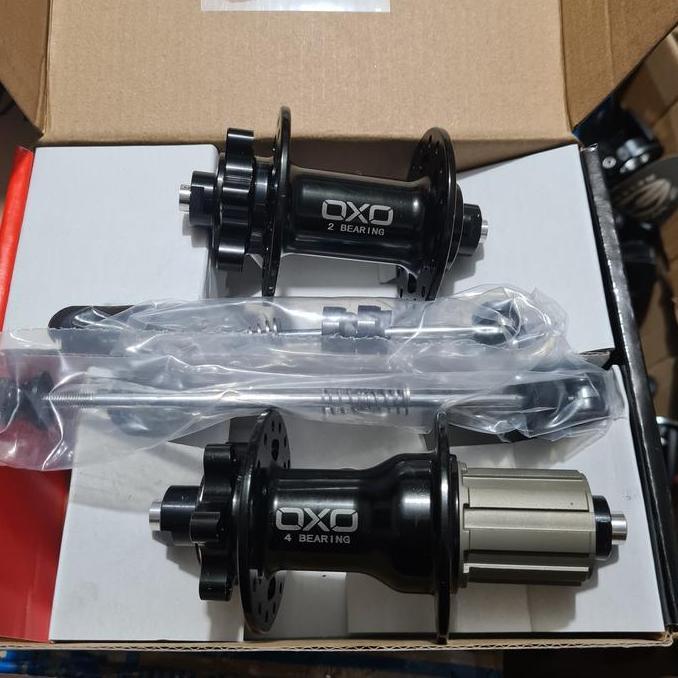 Hub Freehub Oxo 32H Jangkrik Bearing 6 Bolt Qr