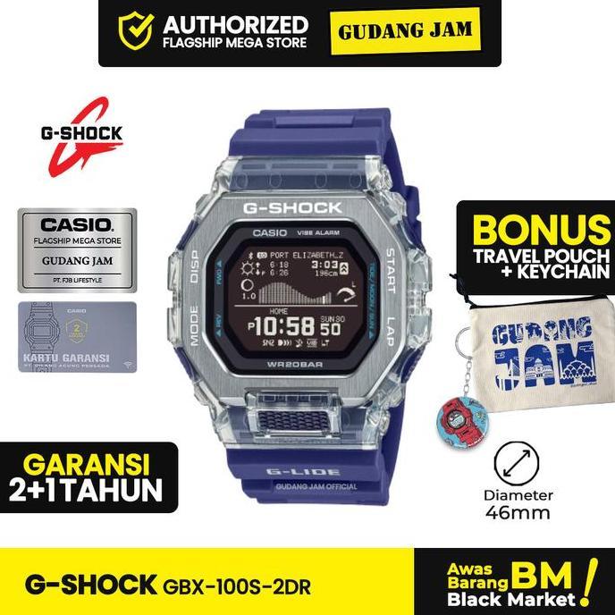 Jam Tangan G-Shock Pria GBX-100S-2DR GBX-100S-2D GBX-100S GBX100S GBX 100S Dital
