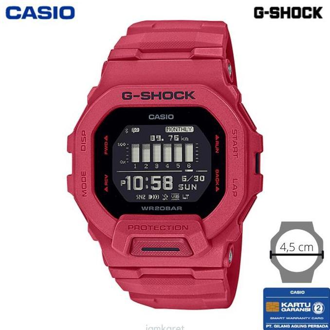 JAM TANGAN CASIO G-SHOCK GBD-200RD-4 ORINAL - GSHOCK GBD200RD 4DR