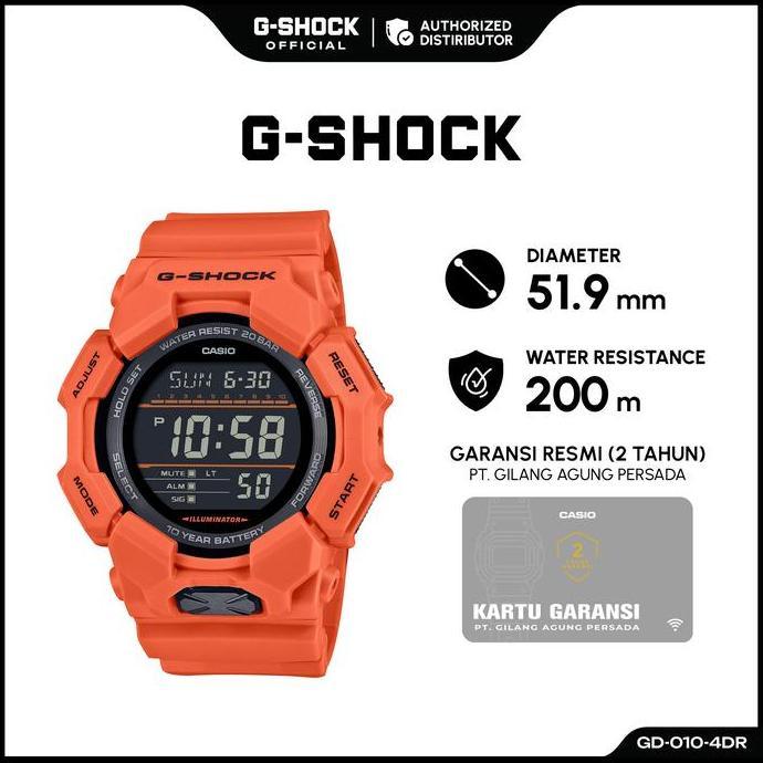 G-SHOCK jam Tangan pria Dital GD-010-4DR