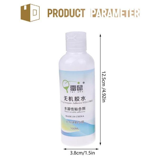 Lem bet pingpong Lem Karet Bet Tenis Meja Lem perbaikan raket tenis meja yang larut dalam air dan ce