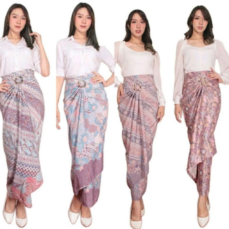 (50 Motif) Rok lilit batik modern motif terbaru / kain batik floral / rok serut batik / Rok Batik Ba