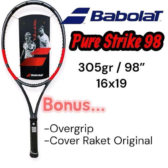 Raket Tenis Babolat Pure Strike 98 16x19 Gen 4 305gr 98" / Tennis Racket