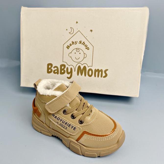 BEST SELLER BABYMOMS - FREEBOX SEPATU SNEAKERS BOOTS ANAK LAKI LAKI FASHION KIDS SHOES MARTIN BBSA01