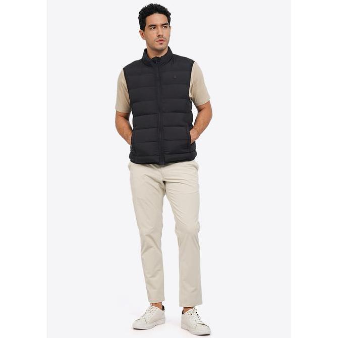 WOOD Water Repellent Quilted Vest 2-VSIOTD225I023 Black
