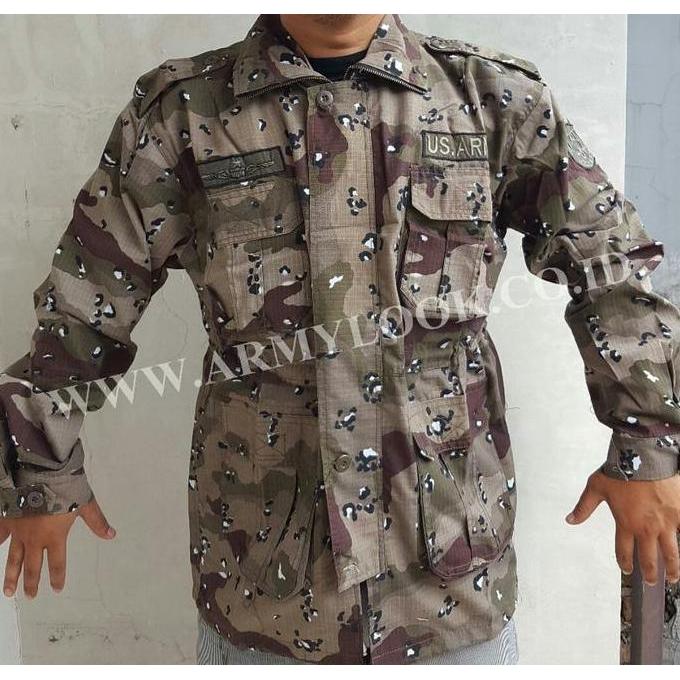 Jaket Parka Army Gurun Batu