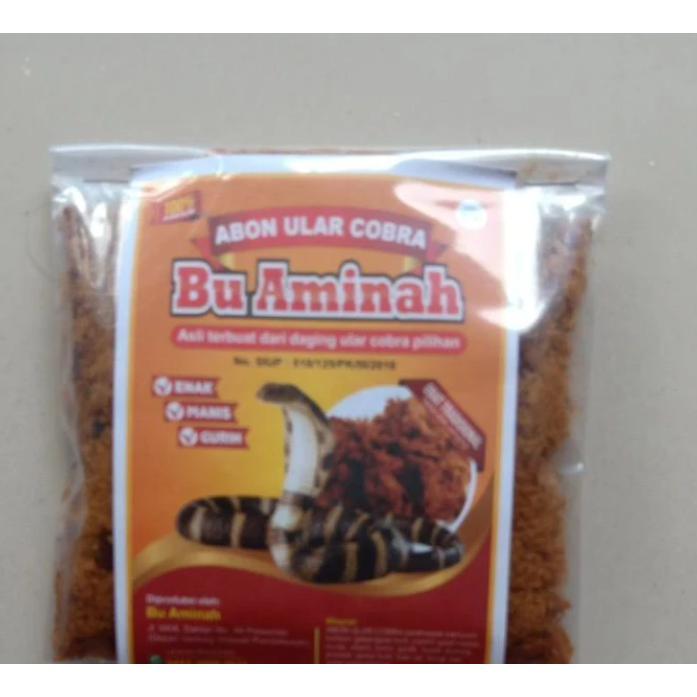 Abon Ular Ibu Aminah Termurah Terlaris