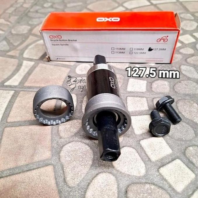 Murah 127.5mm AS GIR sepeda MTB BEARING  AS BB GIR BEARING MODEL KOTAK OXO 127.5 mm Non COD
