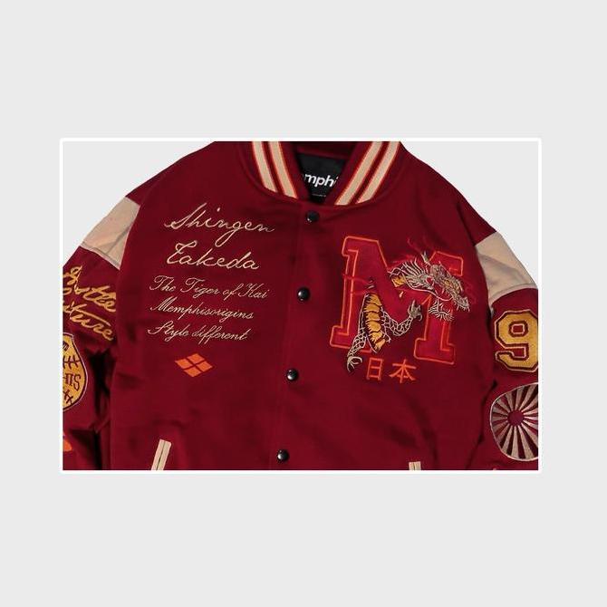 Memphis Orins - Varsity Jacket Takeda Full Red (Limited Edition)